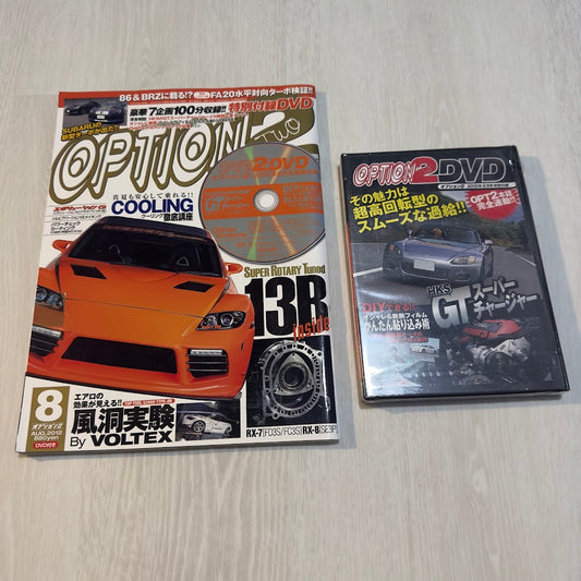 Video OPTION 2 August 2012 Magazine + DVD Combo